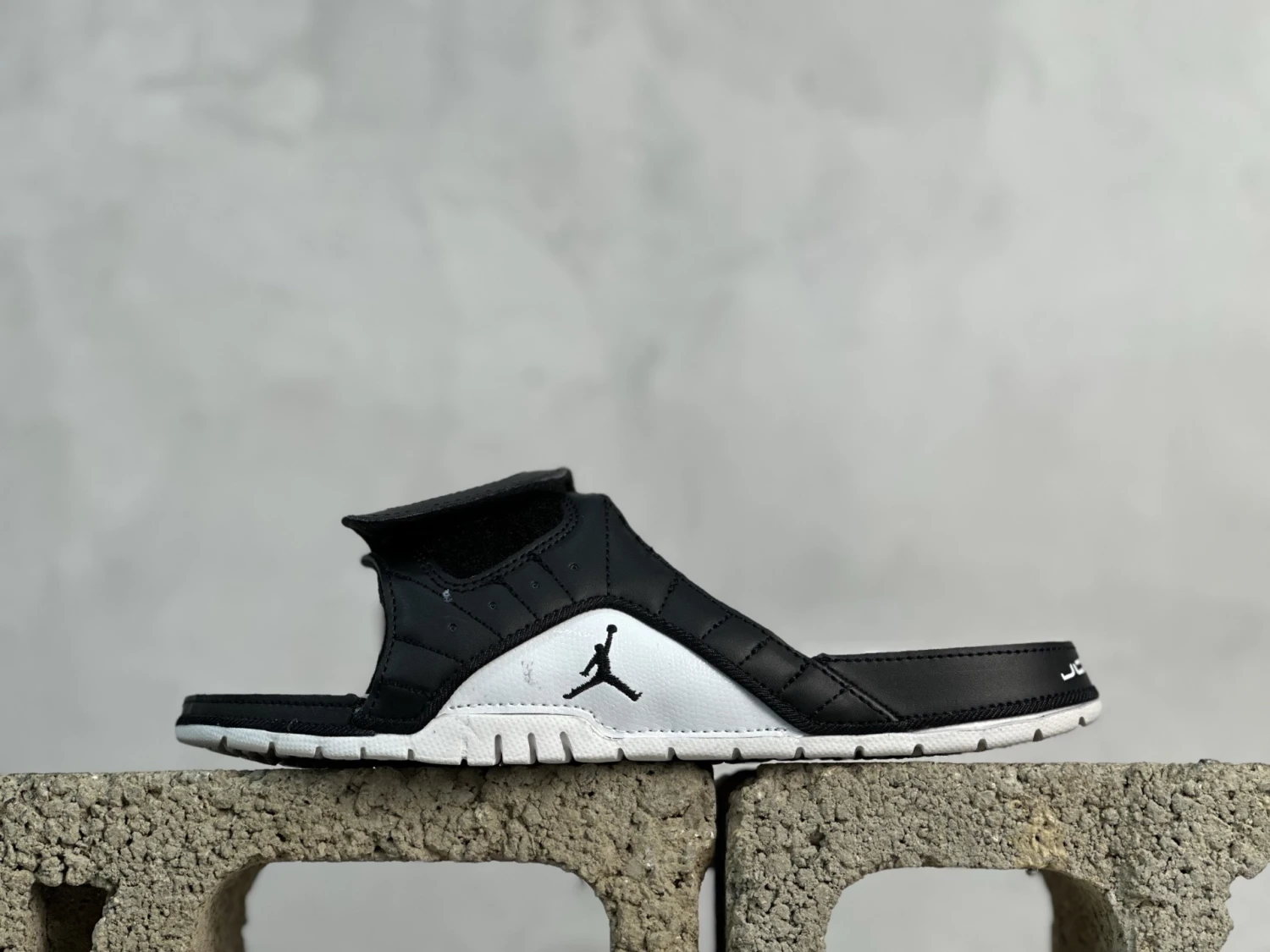 Jordan Hydro Slide "Black, White & Ice Grey" Comfort Sandals