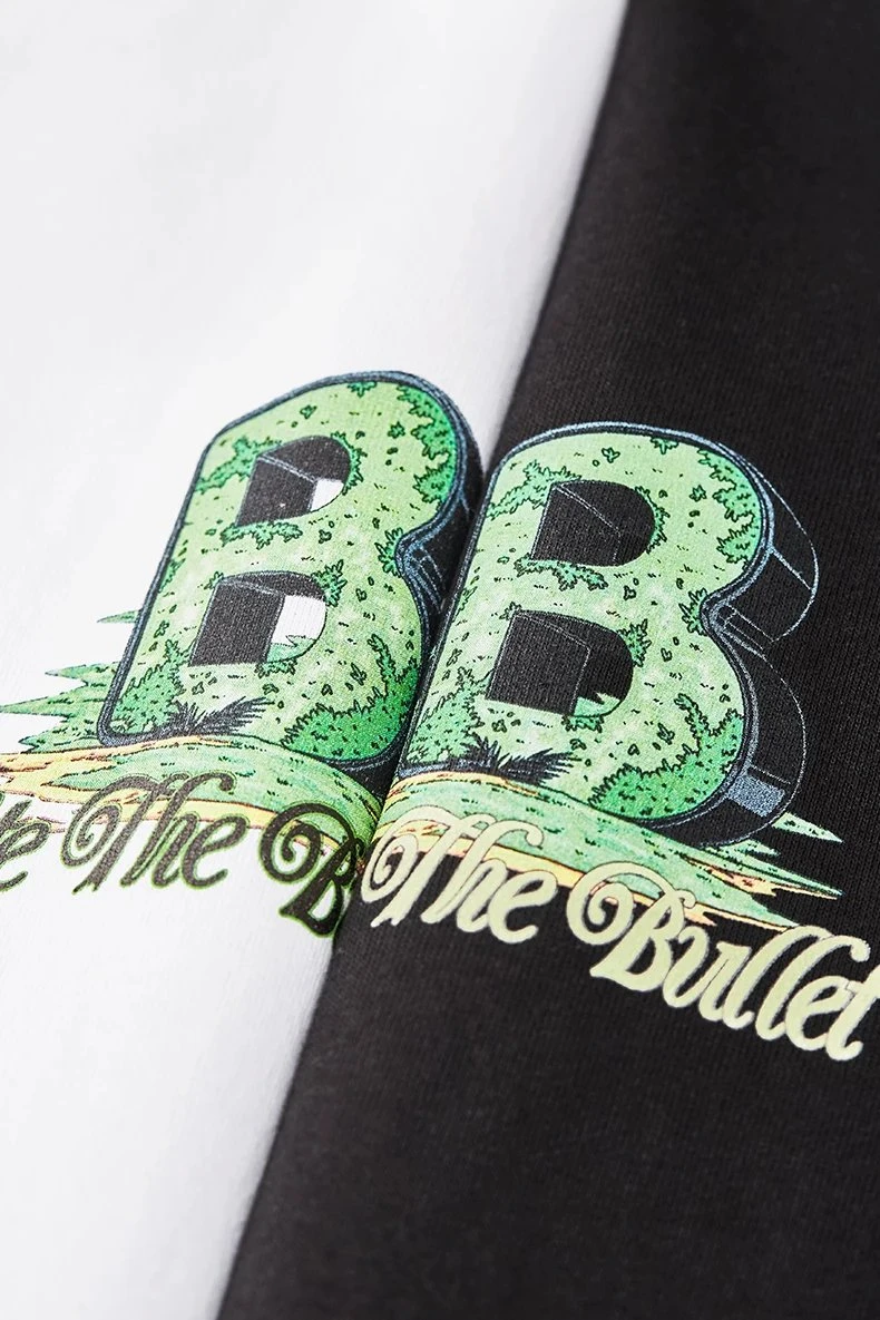 Letter B Print Loose Casual T-shirt for Men
