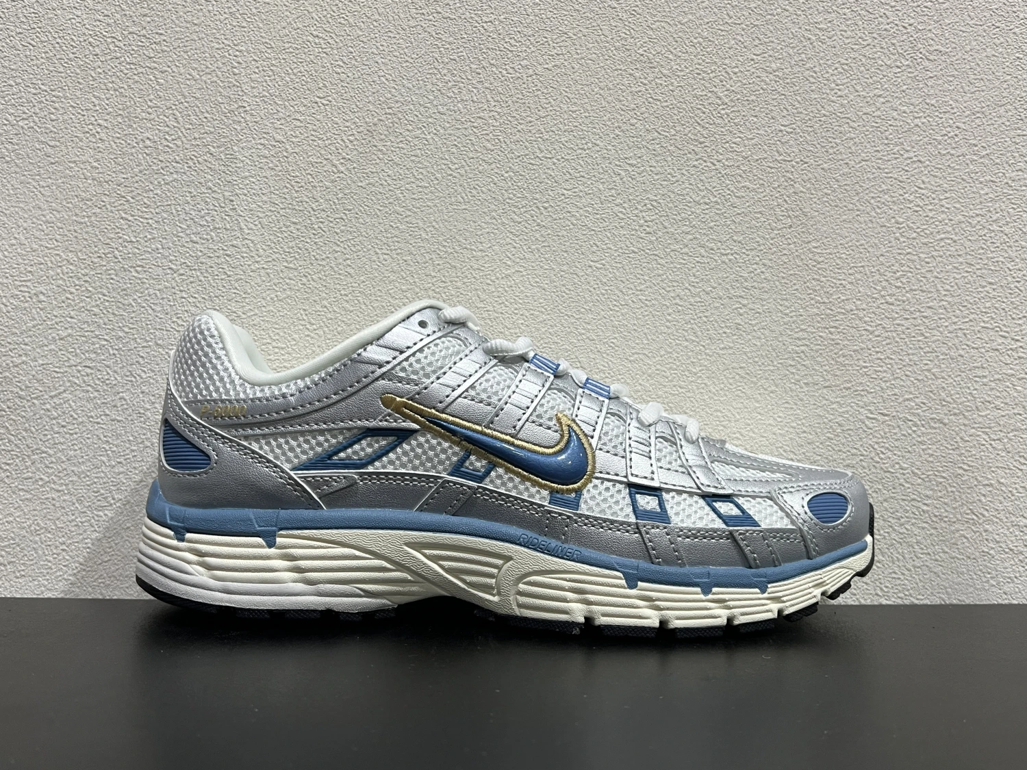 Nike P-6000 White Silver Blue Running Sneakers – Retro Lifestyle Sports Shoes