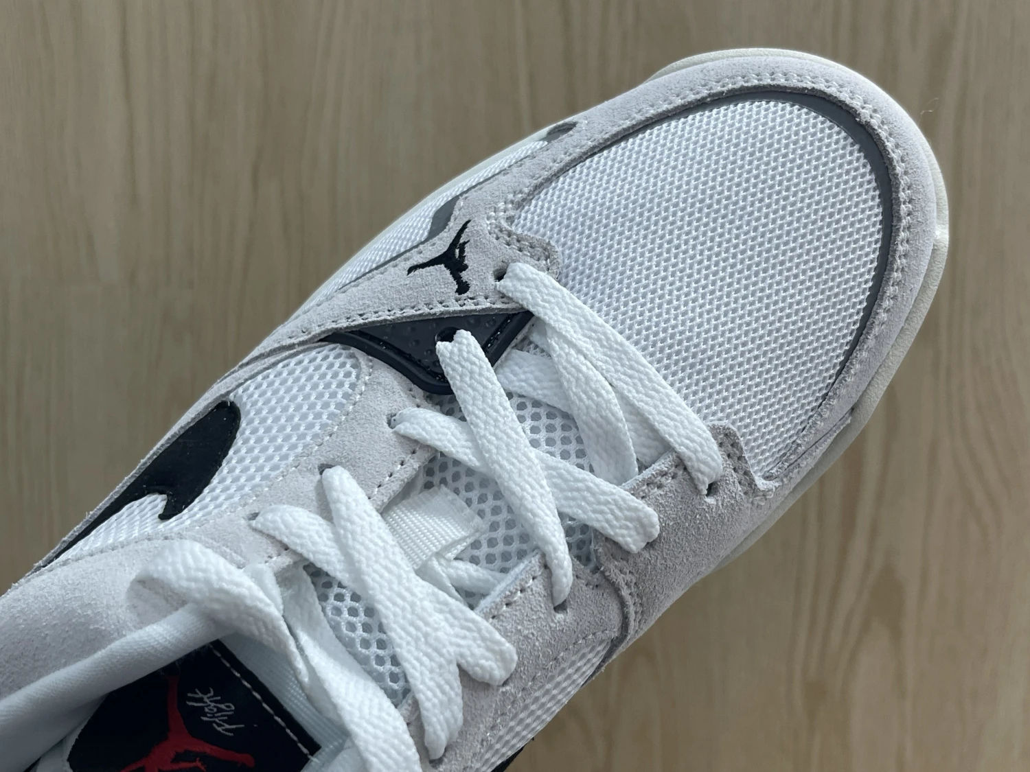 Nike Air Jordan White Black Mesh Lifestyle Sneaker