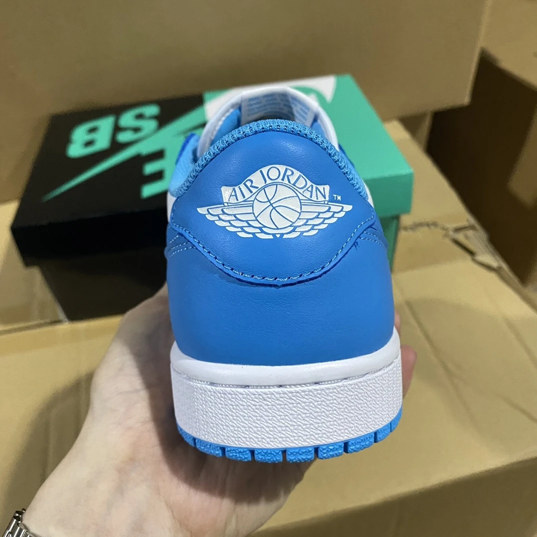 Air Jordan 1 Low Sneakers – White/University Blue