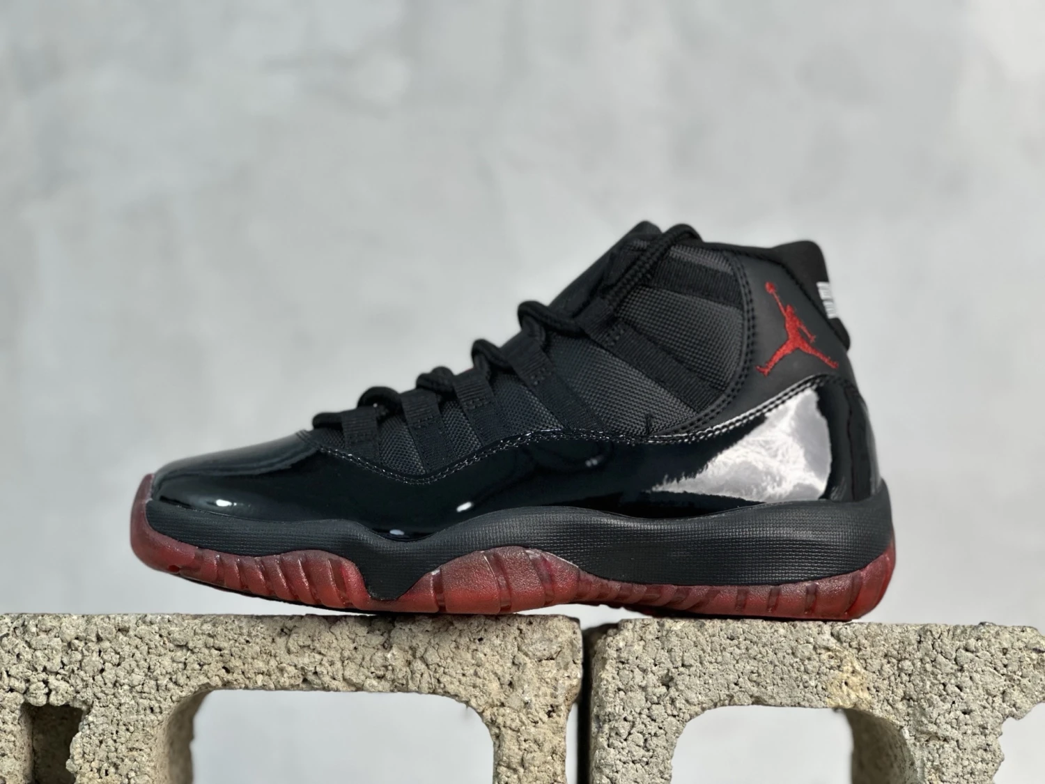 Air Jordan 11 Retro "Black Cherry Red" Kids Sneakers – Black/Cherry Red
