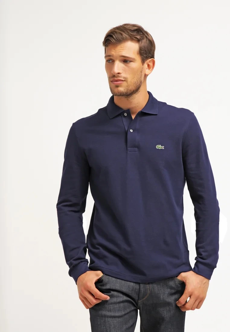 Lacoste Men’s Blue Long Sleeve Polo