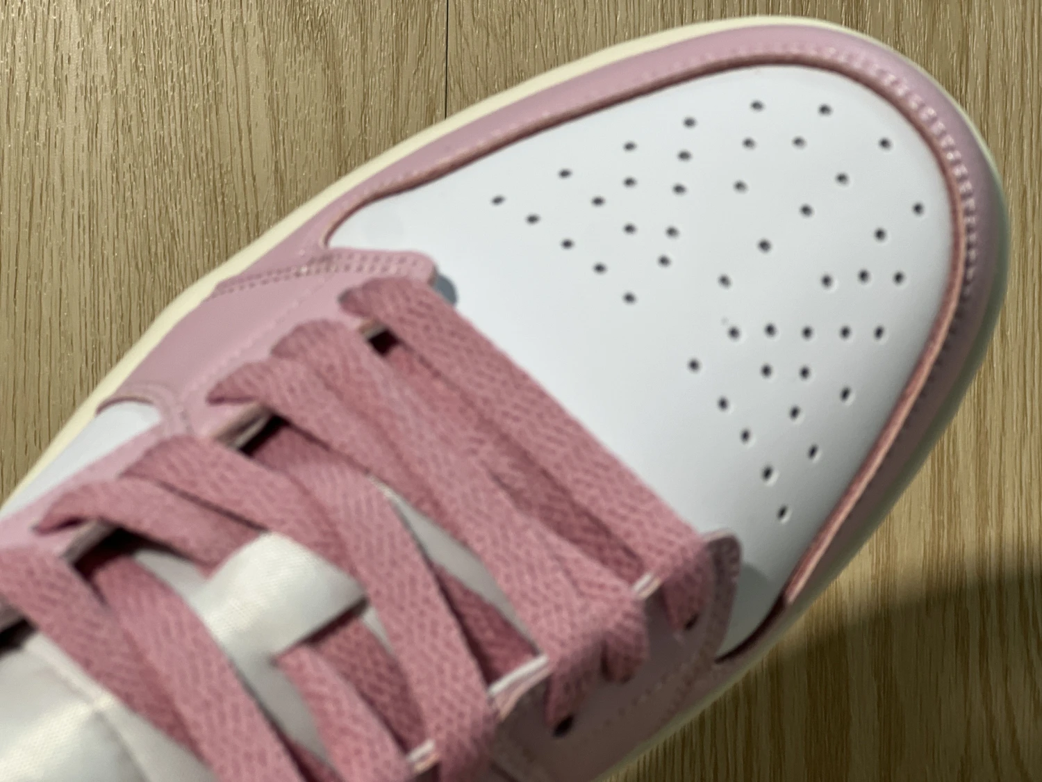 Jordan Pink & White Low-Top Casual Sneaker – Women's Fashion Edition