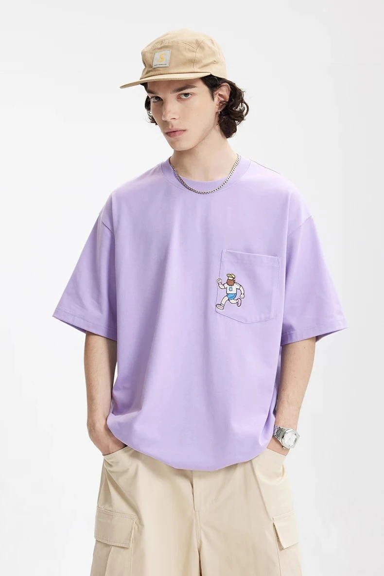 Quick-Dry Embroidered Pocket T-Shirt