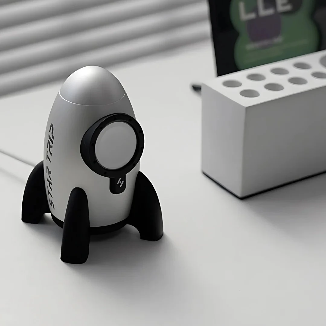 Rocket-Shape Metal Charging Stand for Apple Watch