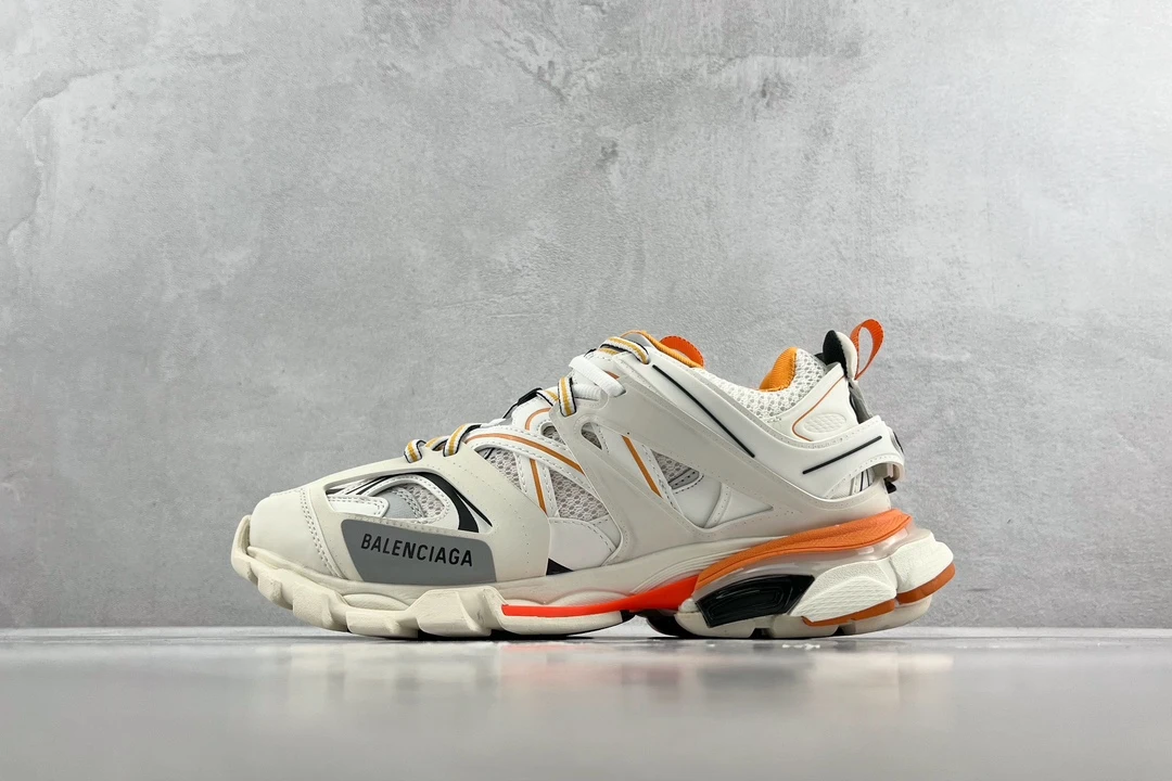 Balenciaga 3XL Sneaker White Orange Grey Designer Shoe