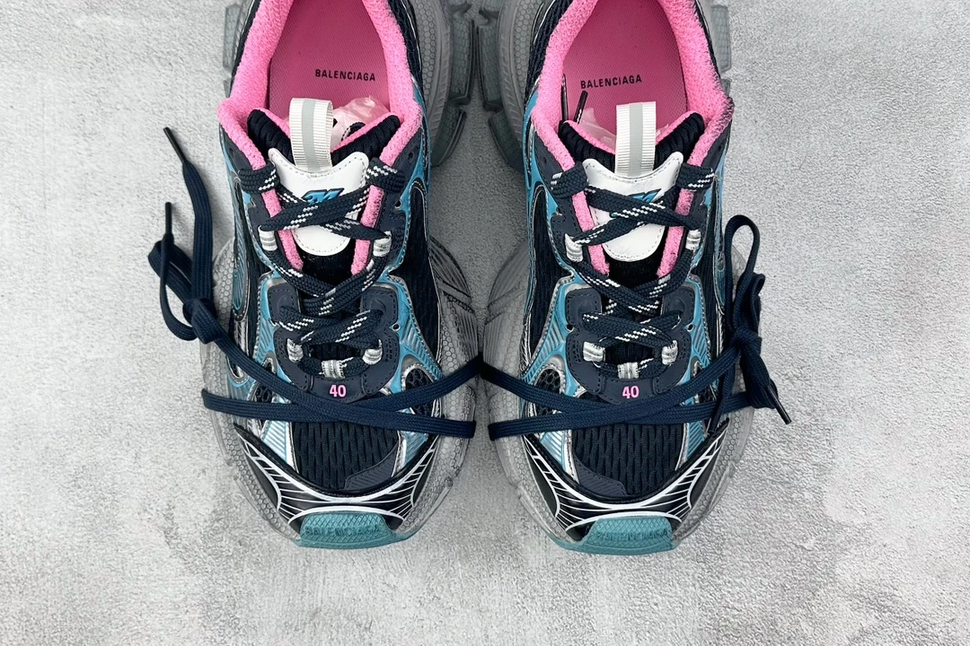Balenciaga 3XL Sneaker – Navy Pink Silver Edition