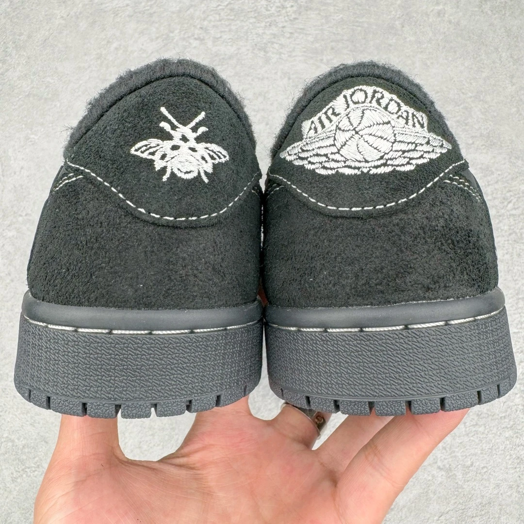 Nike Air Jordan 1 Low "Triple Black" Lifestyle Sneakers