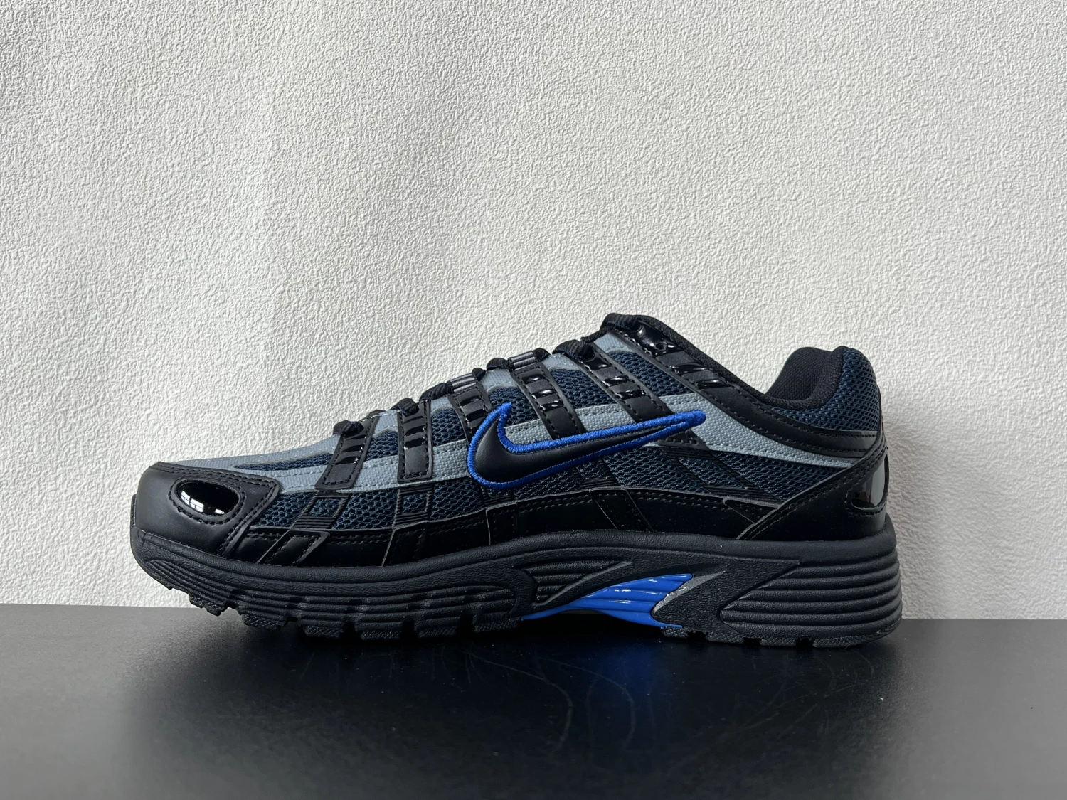 Nike P-6000 Black Royal Blue Running Sneakers – Retro Lifestyle Sports Shoes