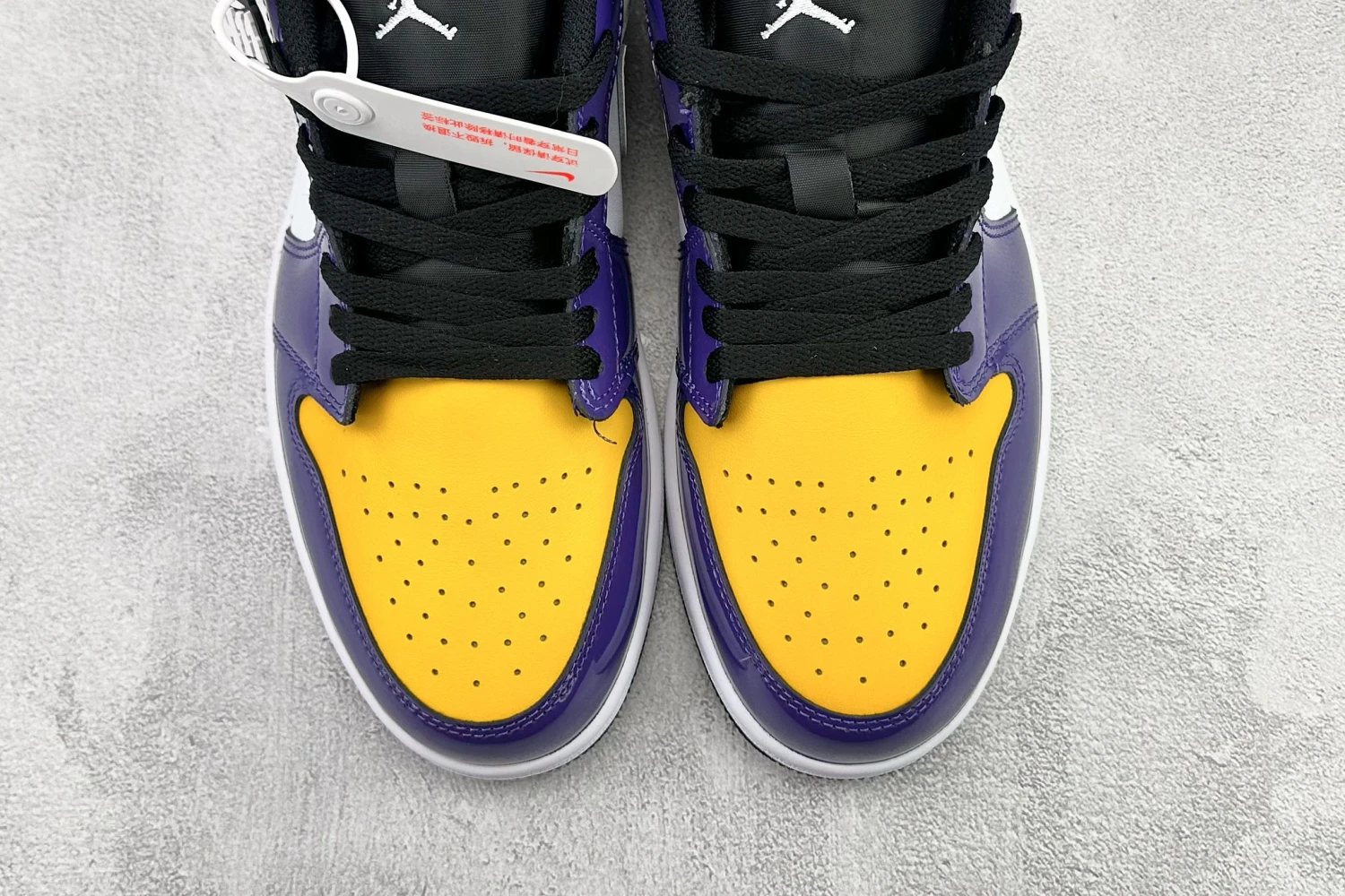 Jordan Purple & Gold Sneaker