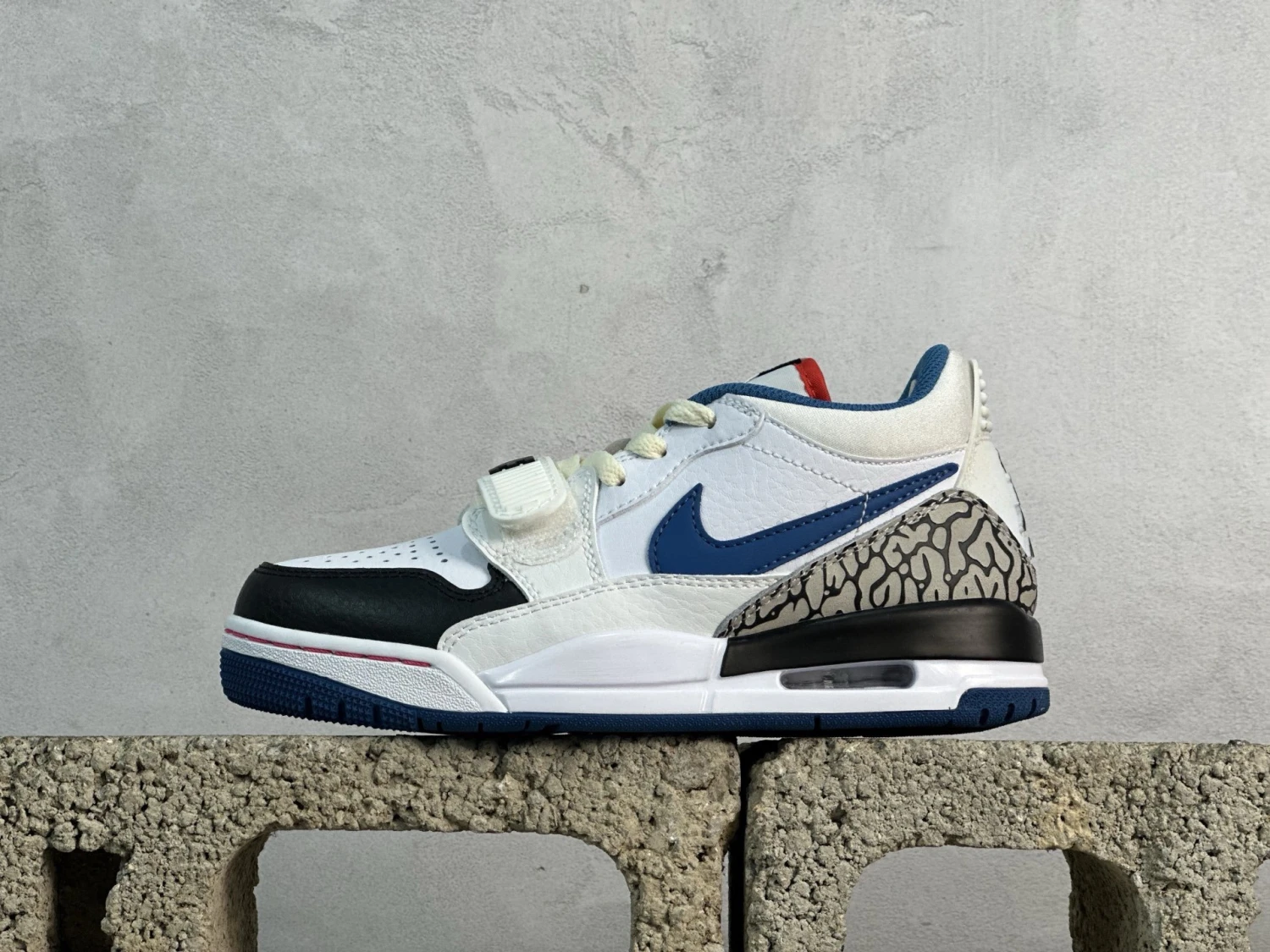 Air Jordan Legacy 312 Low "White, Black & Royal Blue" Premium Sneakers