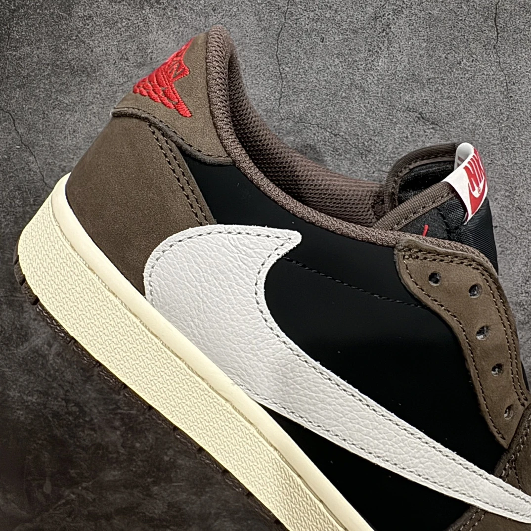 Air Jordan 1 Low OG "Dark Brown, Black & Sail" – Men's Premium Low-Top Sneakers