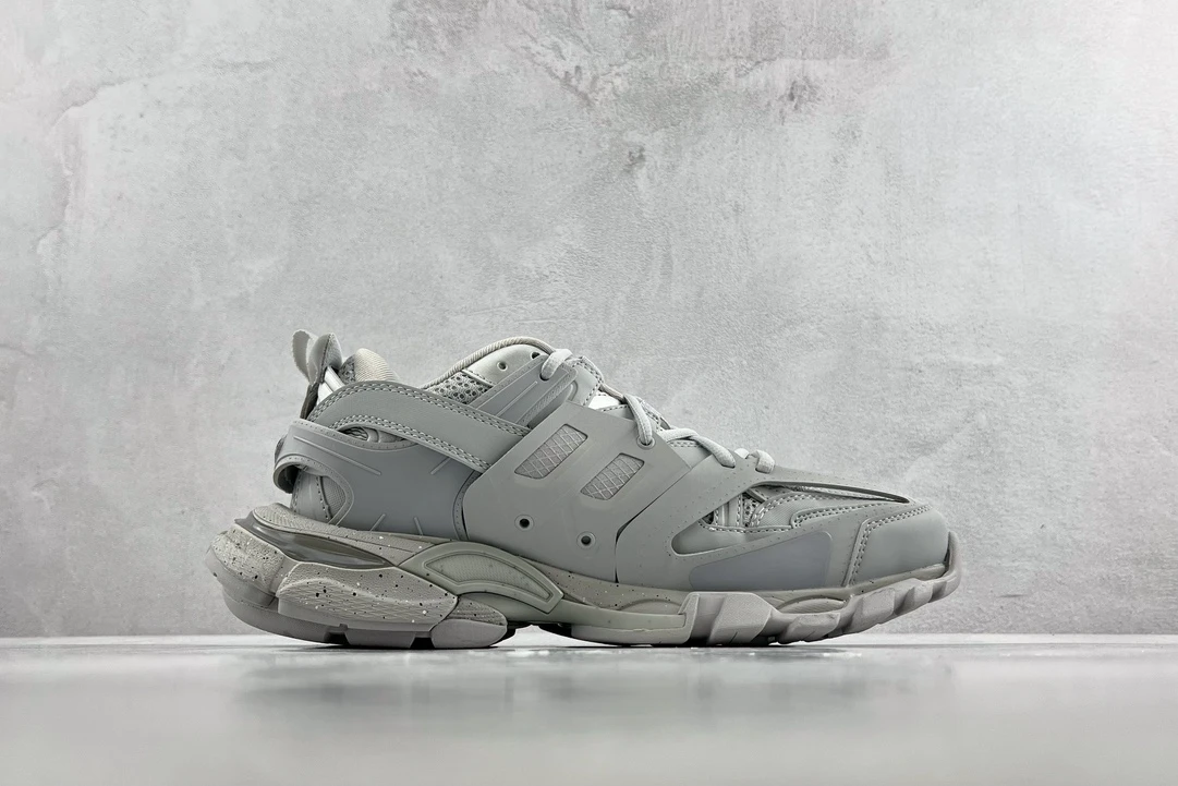 Balenciaga Track Sneaker – Light Grey Monochrome Edition