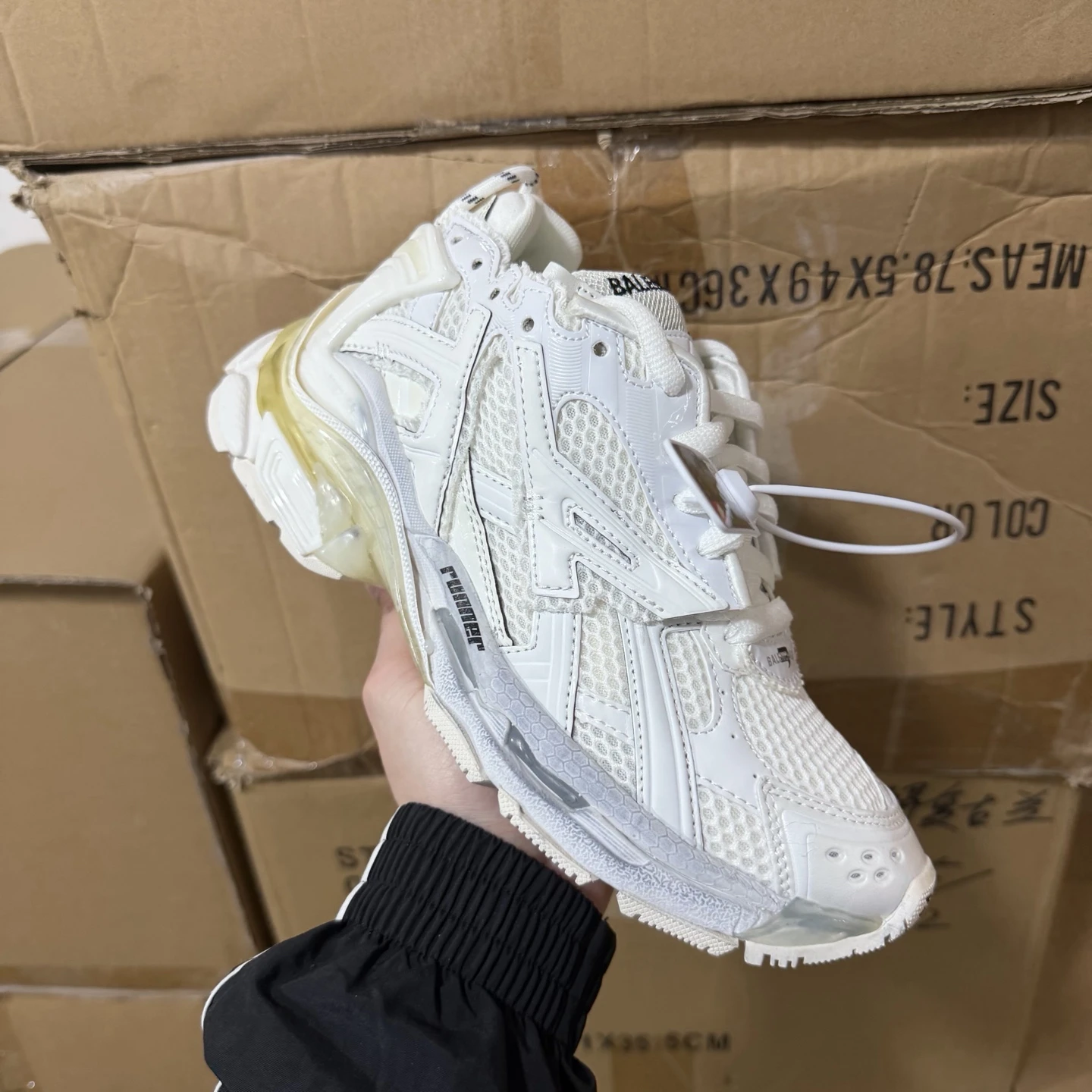 Balenciaga Track Sneaker – Triple White Classic Edition