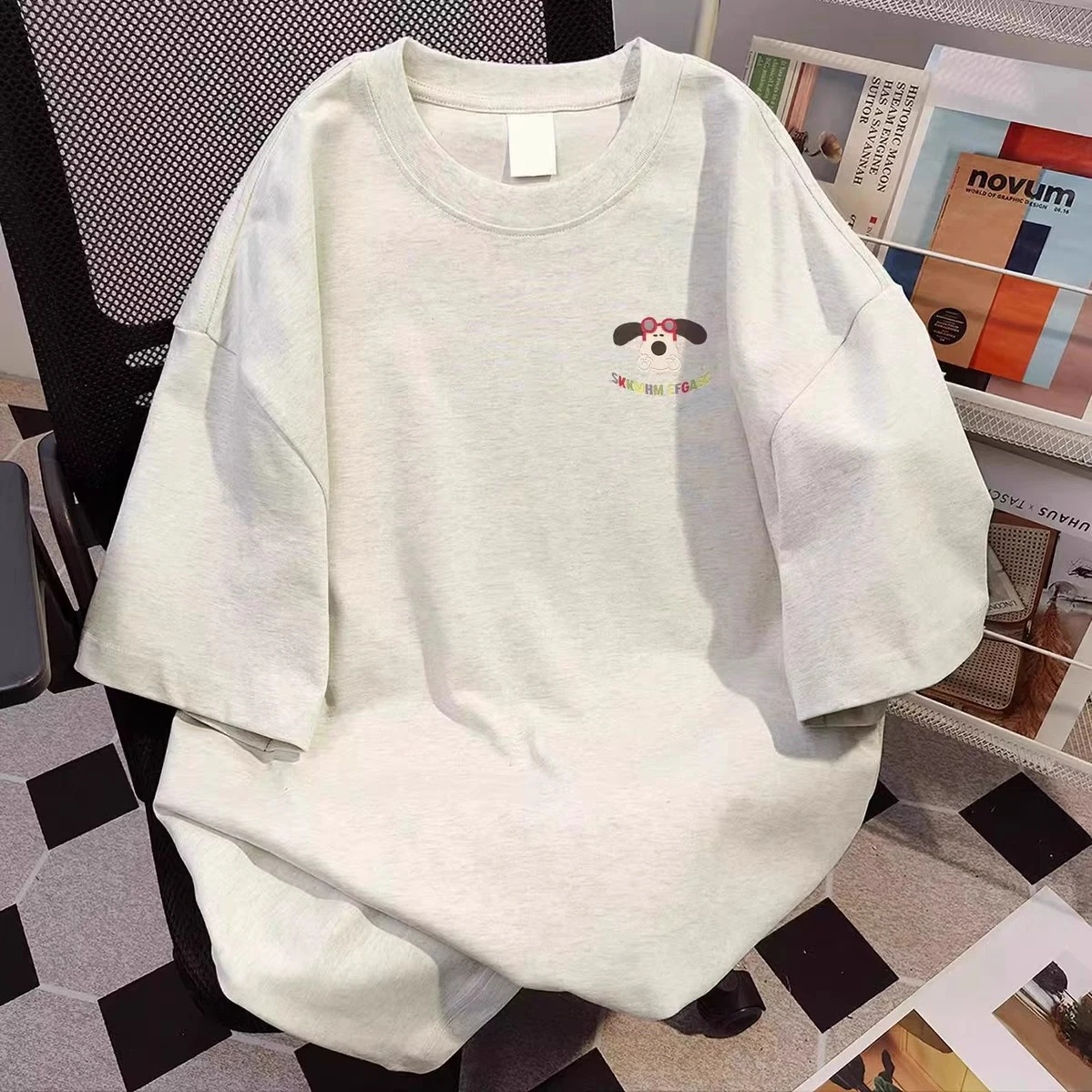 Kids' Medium & Large T-Shirt - Comfy Cotton Blend for Everyday Play