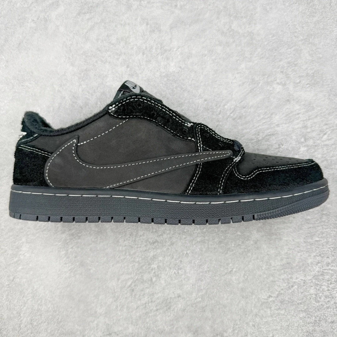 Nike Air Jordan 1 Low "Triple Black" Lifestyle Sneakers