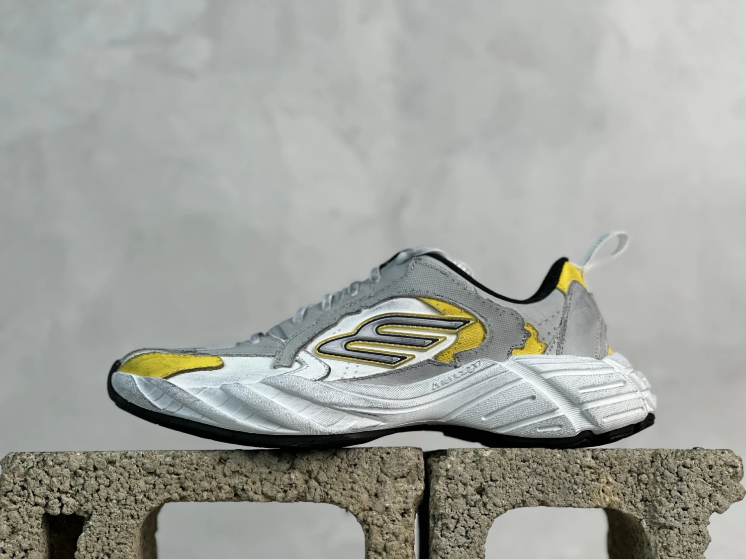 Balenciaga 3XL Runner Sneakers “Grey Yellow”