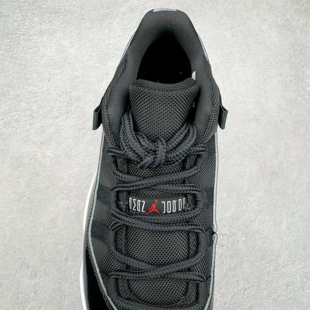 Air Jordan 11 Low "Triple Black & Red" Premium Sneakers