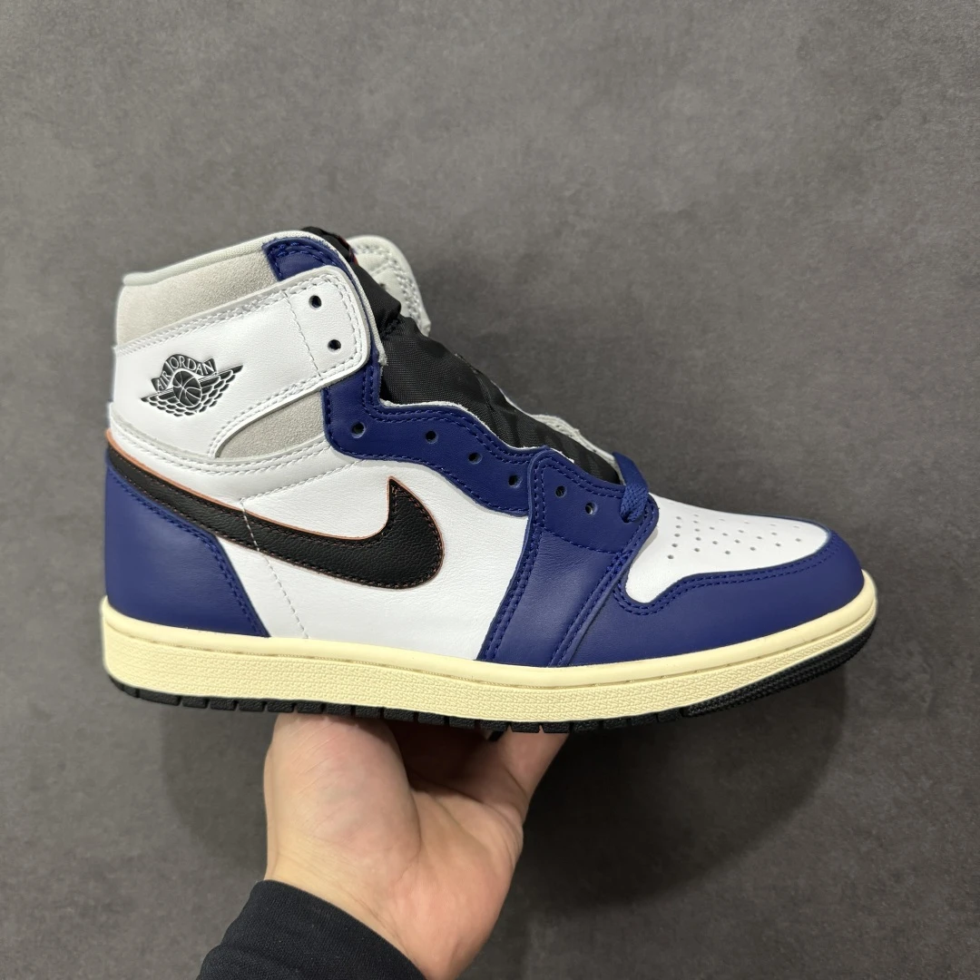 Air Jordan 1 High OG "Royal Blue, White & Grey" – Men's Premium High-Top Sneakers
