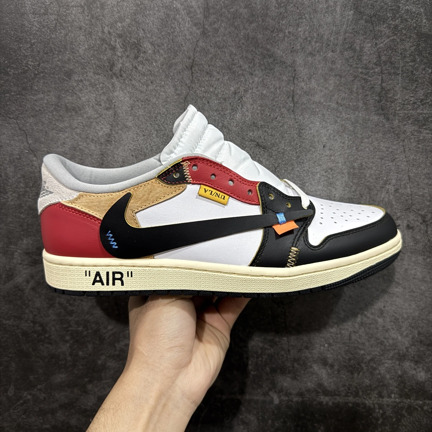 Off-White Inspired Multi-Color Sneaker