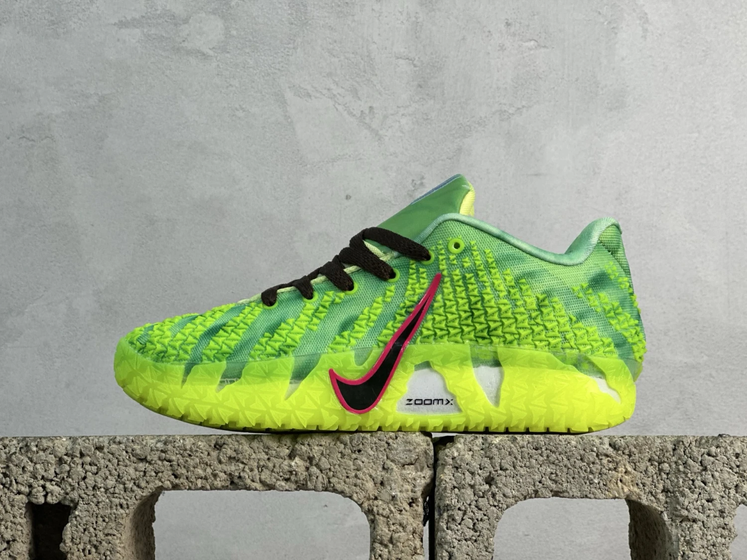 Nike Ja 1 Basketball Shoes – Mint Green, Lime Green & Brown
