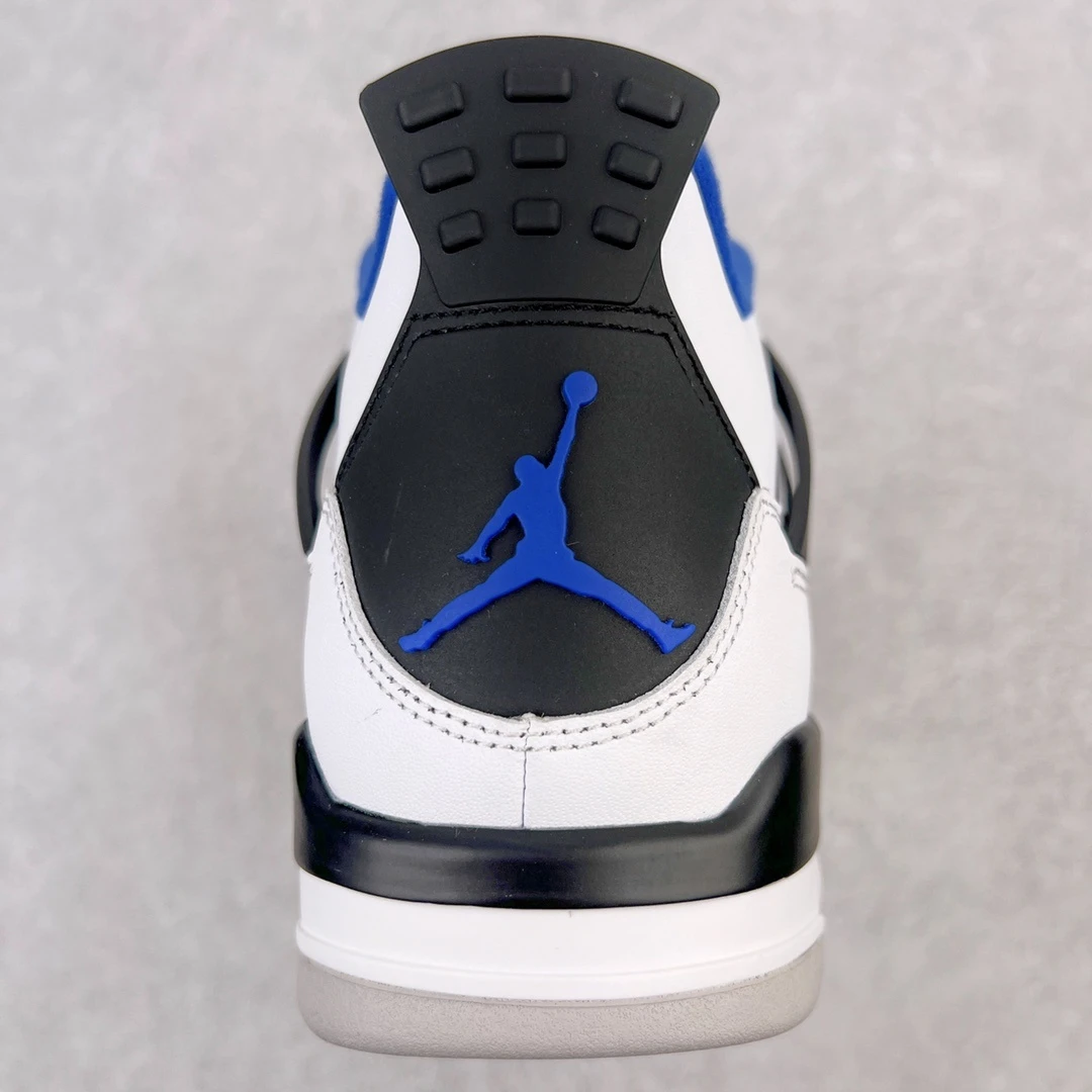 Air Jordan 4 Retro Sneakers – White Royal Blue Black