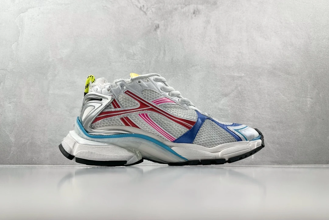 Balenciaga 3XL White Blue Pink Yellow Designer Sneaker
