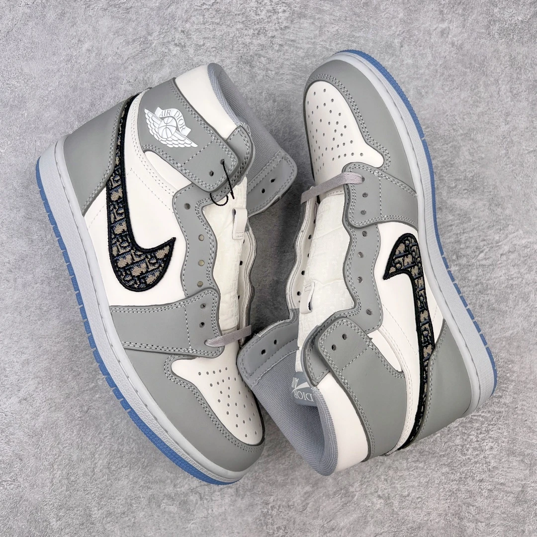 Air Jordan 1 Mid Wolf Grey Lifestyle Sneaker