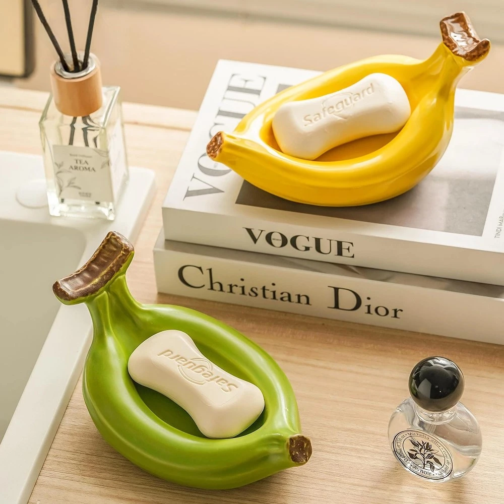 Ceramic Banana Soap Box