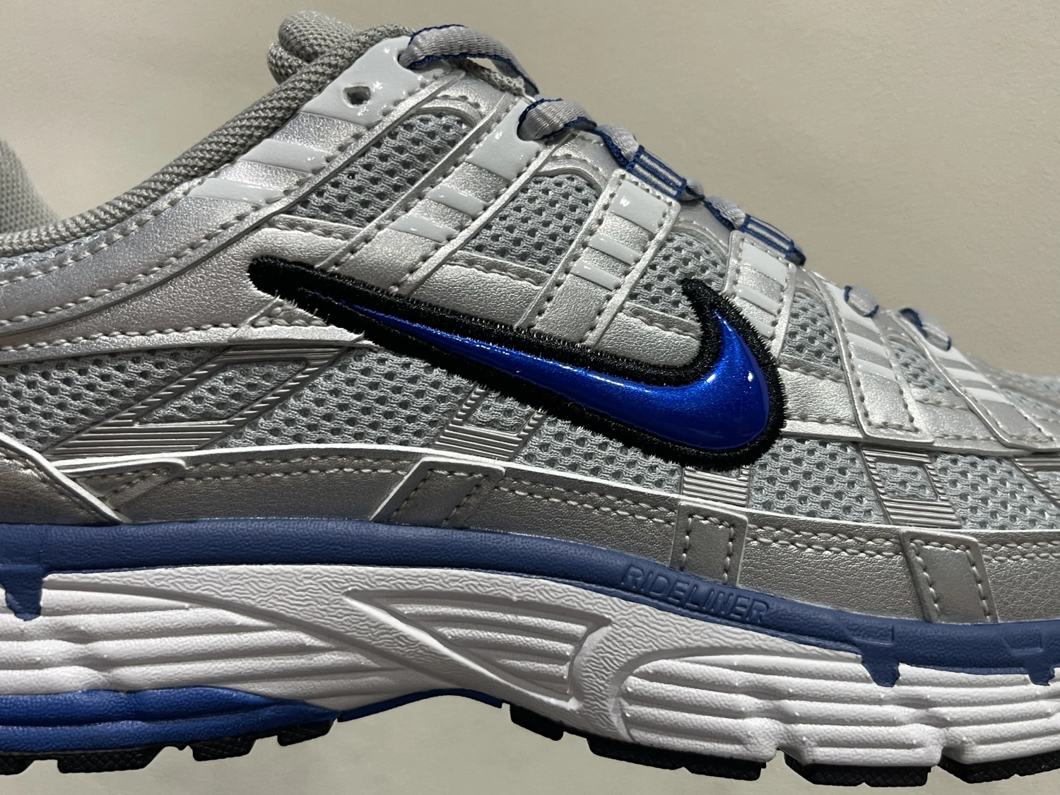 Nike Bomberman Series Sneakers – Silver, Light Grey & Royal Blue