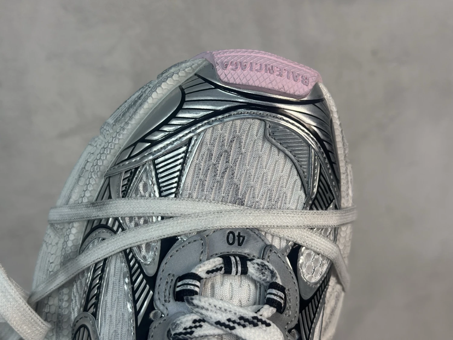 Balenciaga Runner Sneaker – Silver Pink Ice Edition
