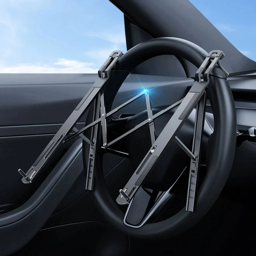 Steering Wheel Laptop Stand