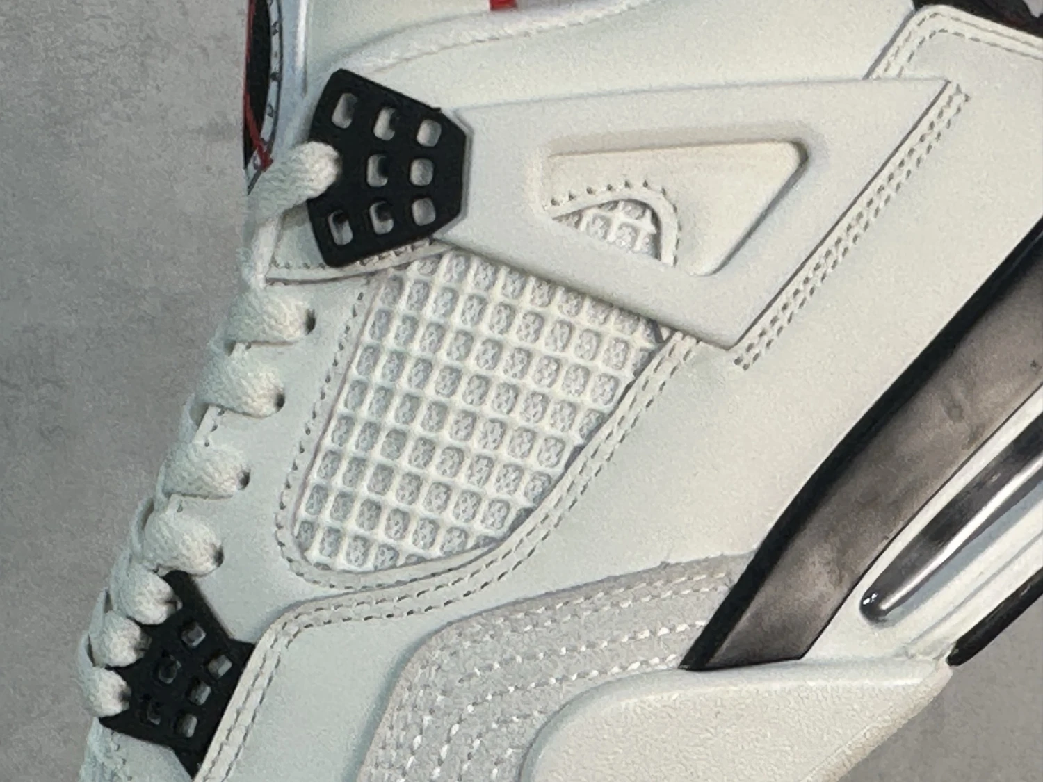 Jordan 4 Retro White Black Red