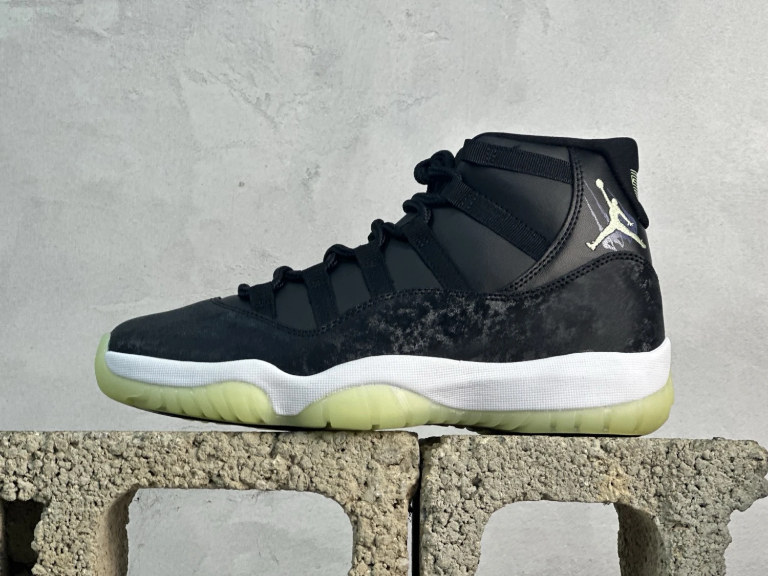 Air Jordan 11 Low "Black Volt" Premium Sneakers