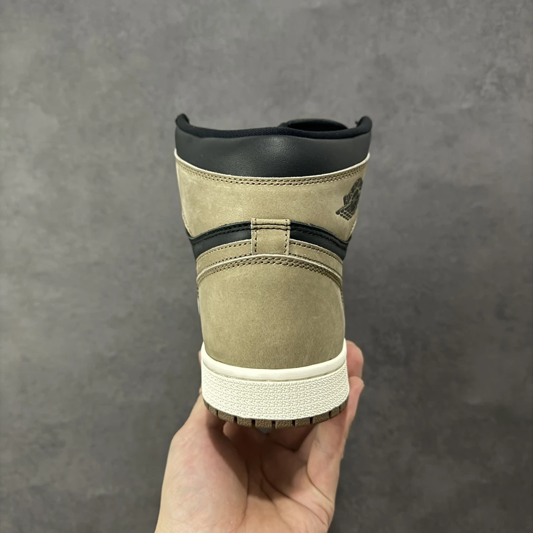 Air Jordan 1 High OG "Black, Khaki & White" – Men's Premium High-Top Sneakers