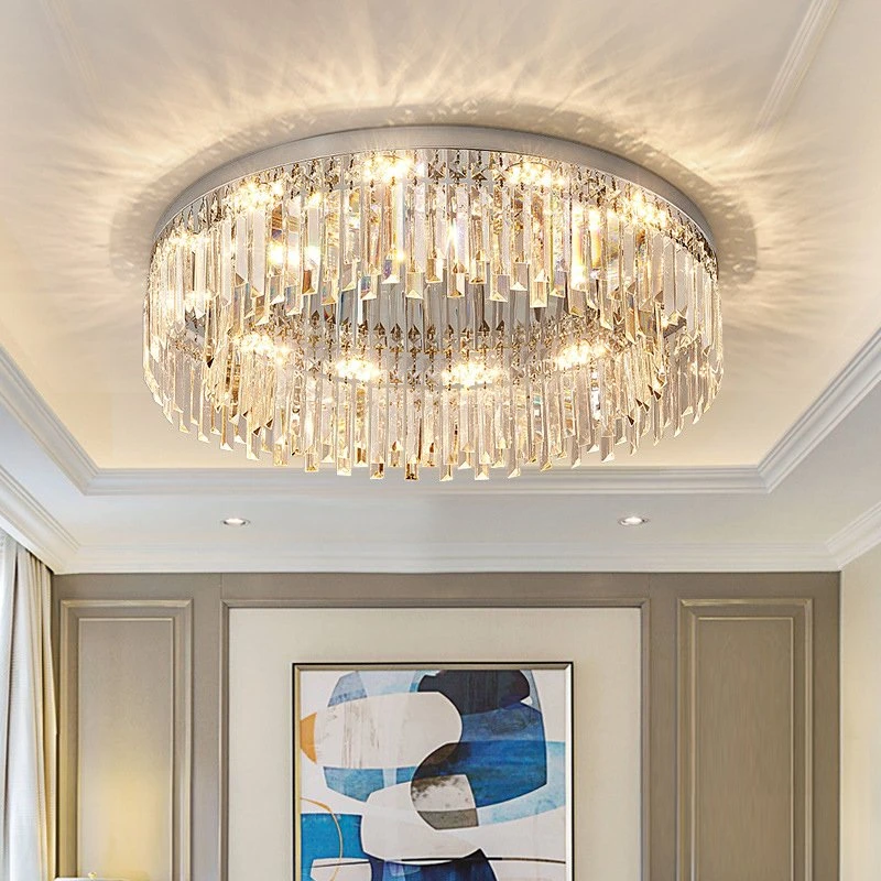 Crystal Round Ceiling Light