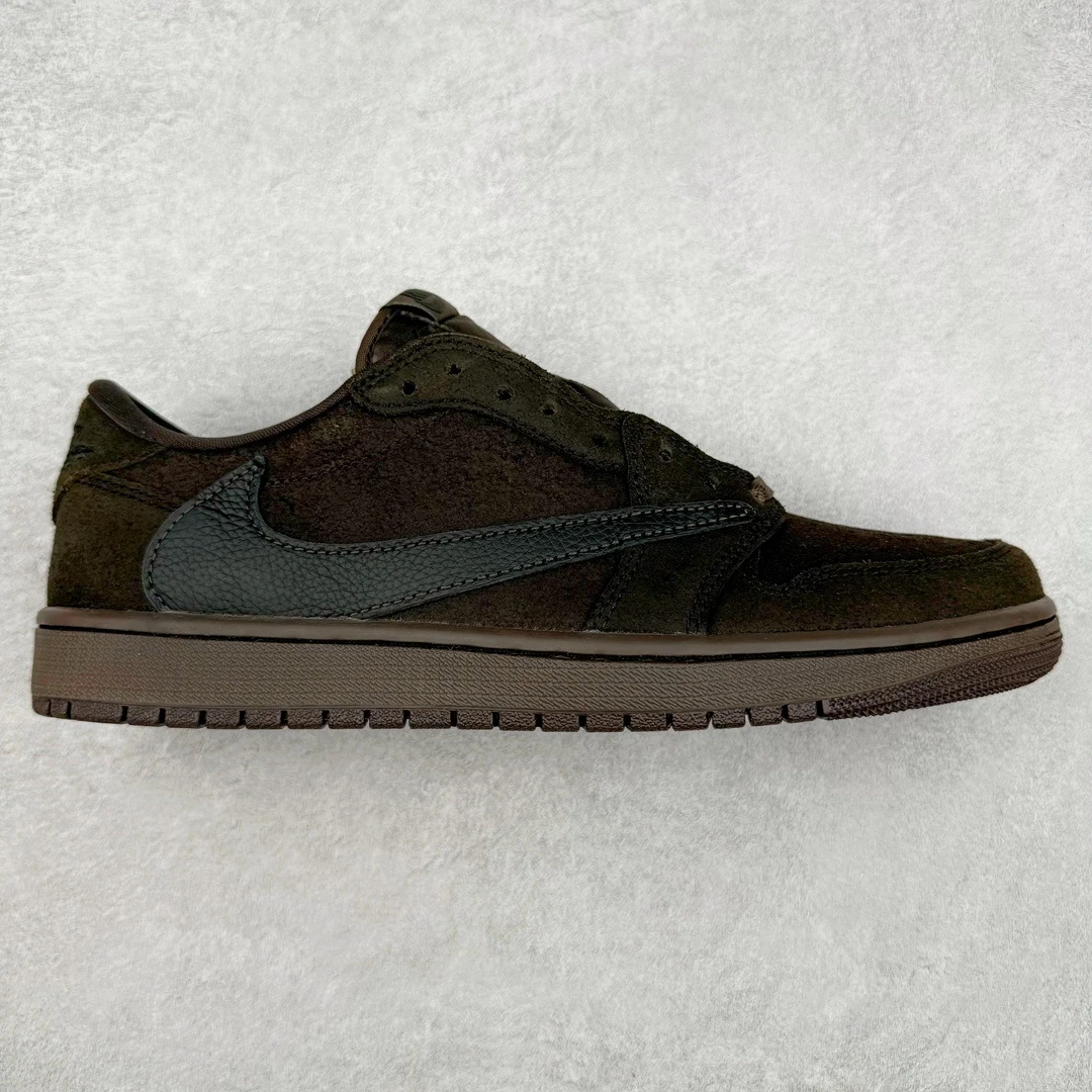 Nike Air Jordan 1 Low "Mocha Brown & Dark Brown" Premium Sneakers