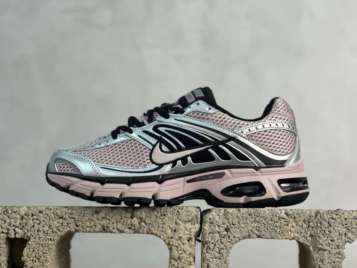 Nike Air Max Moto 2K – Light Pink, Metallic Silver & Black