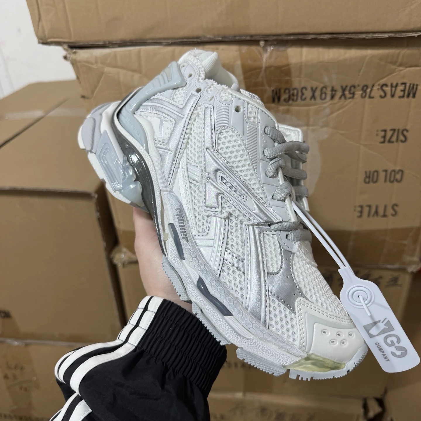 Balenciaga Track Sneaker – Triple White Edition
