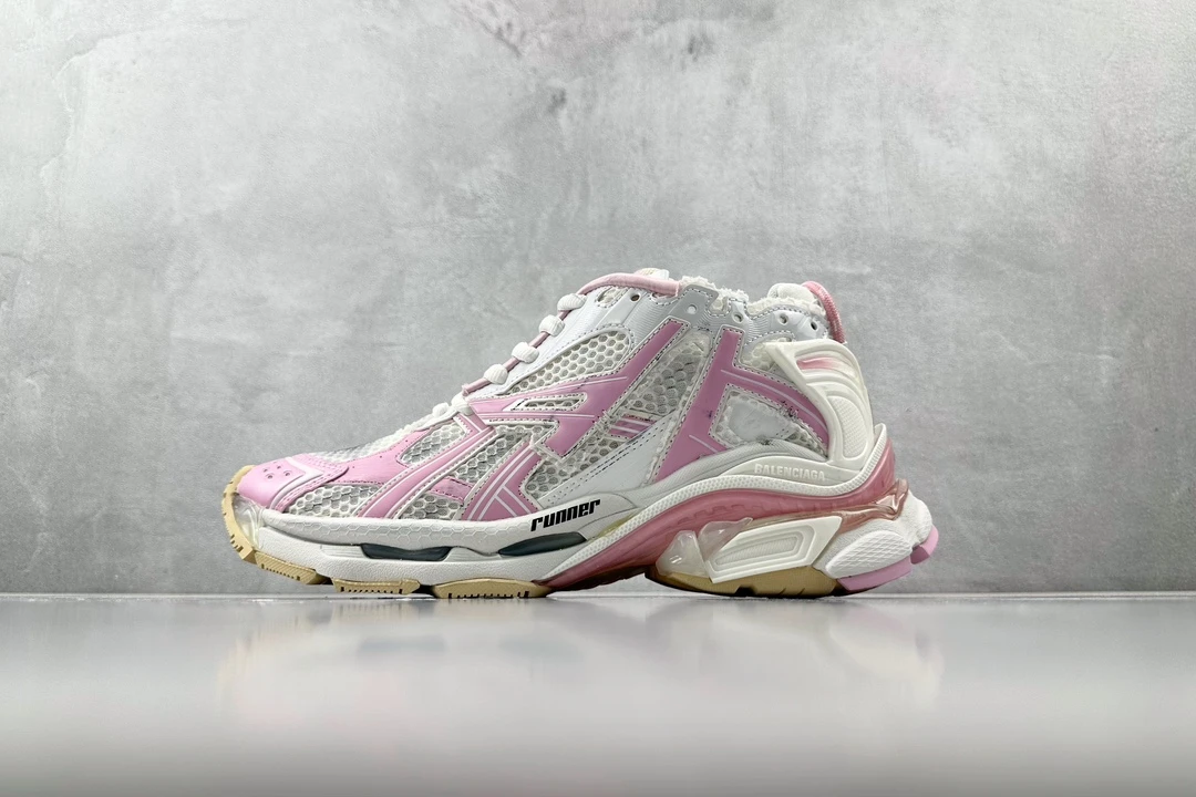 Balenciaga Runner White Pink Designer Sneaker