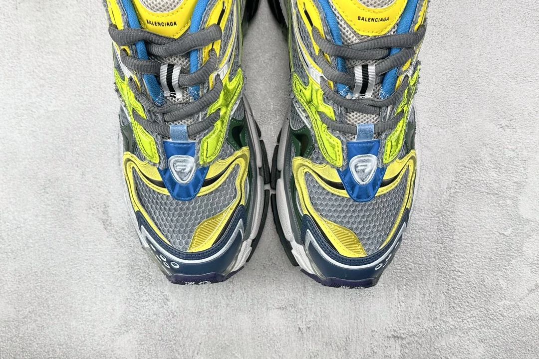 Balenciaga Runner Grey Blue Yellow Designer Sneaker