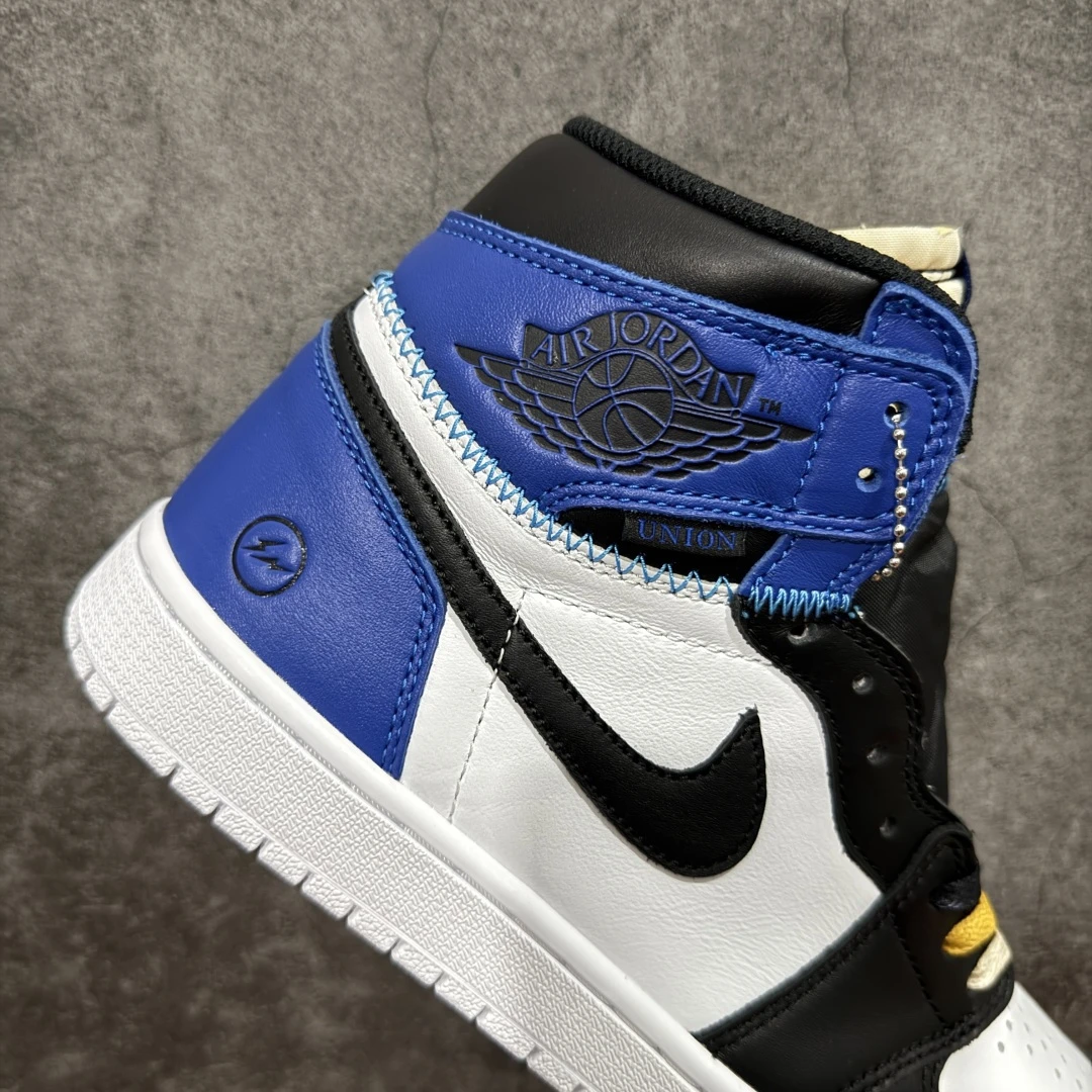 Air Jordan 1 High OG "Black, White, Royal Blue & Yellow" – Men's Premium High-Top Sneakers