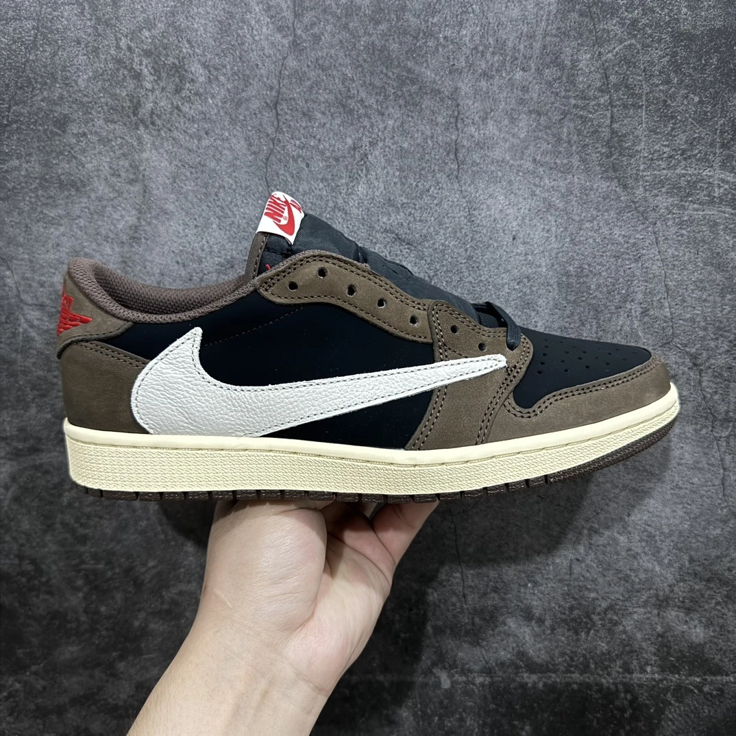 Air Jordan 1 Low OG "Dark Brown, Black & Sail" – Men's Premium Low-Top Sneakers