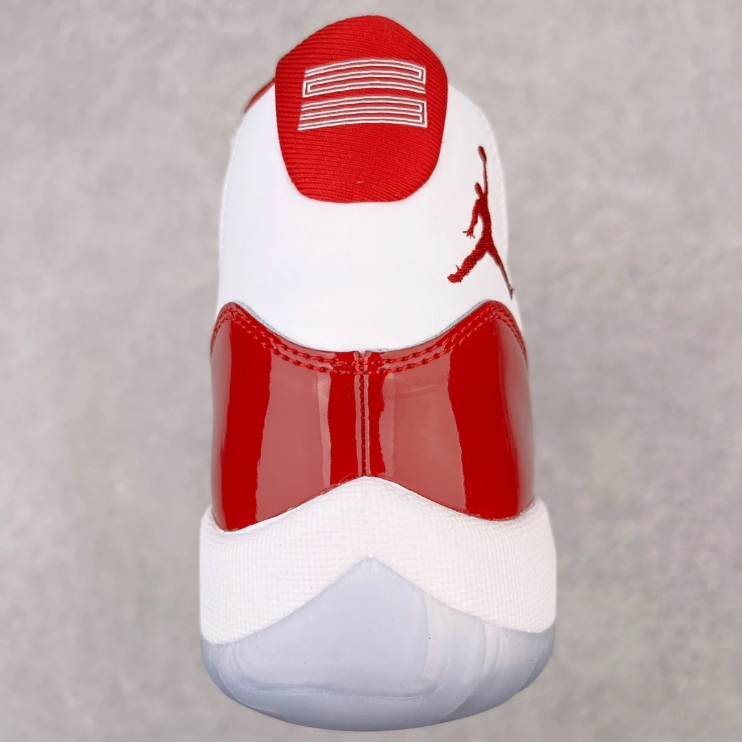 Air Jordan 11 Retro Sneakers – White/Varsity Red