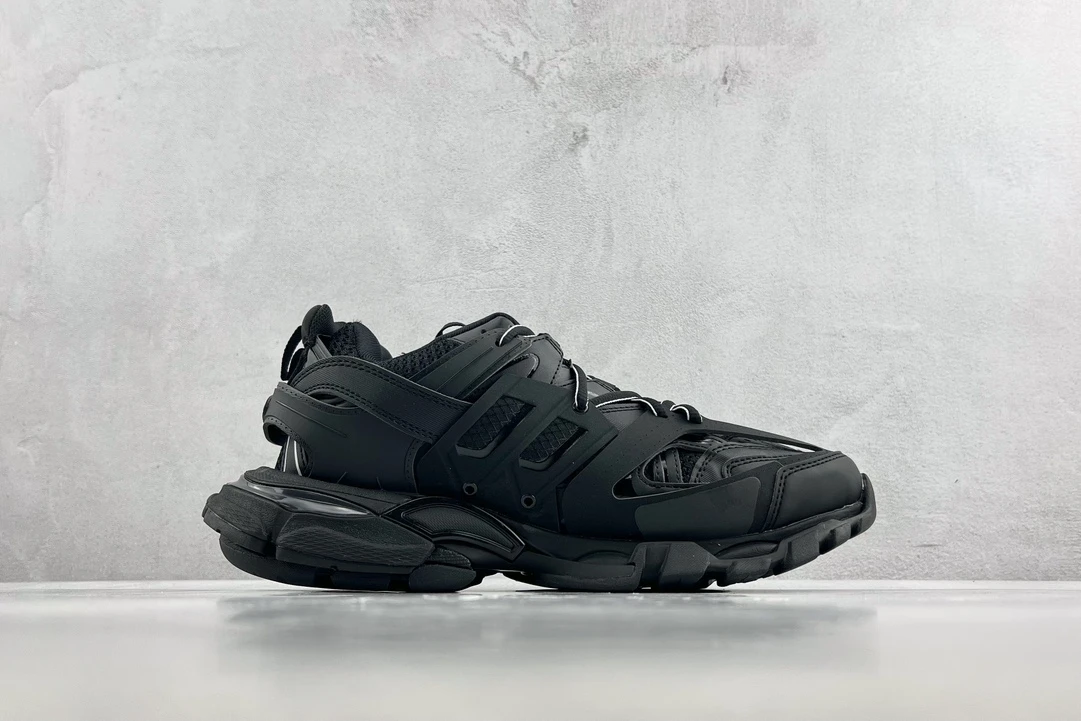 Balenciaga Track Sneaker – Triple Black Reflective Edition
