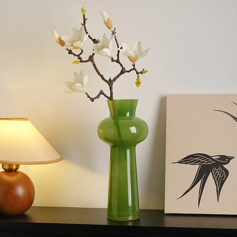 Modern Green Glass Vase