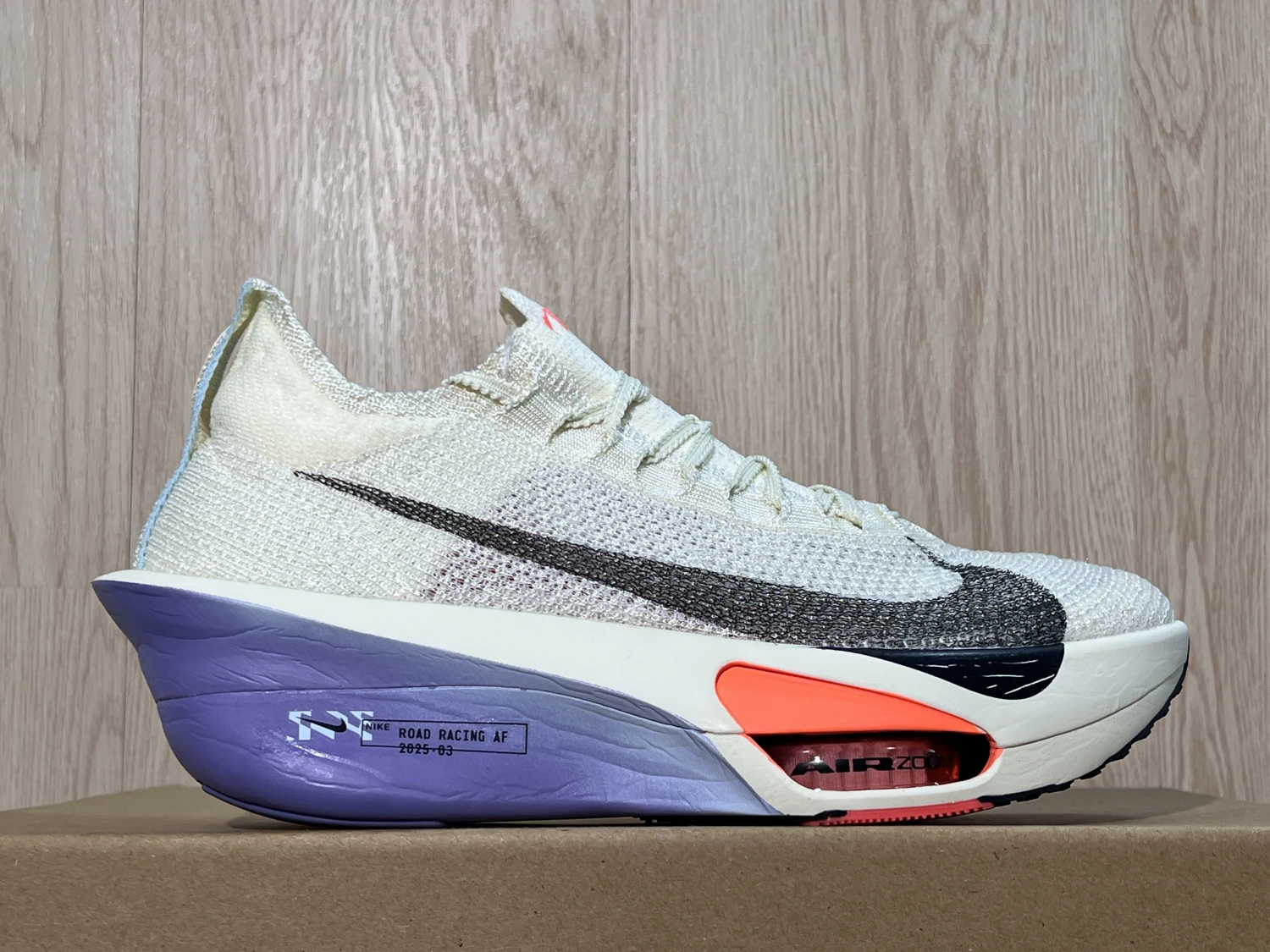 Nike Air Zoom Alphafly 3 Elite Sneakers – Cream White Purple Orange