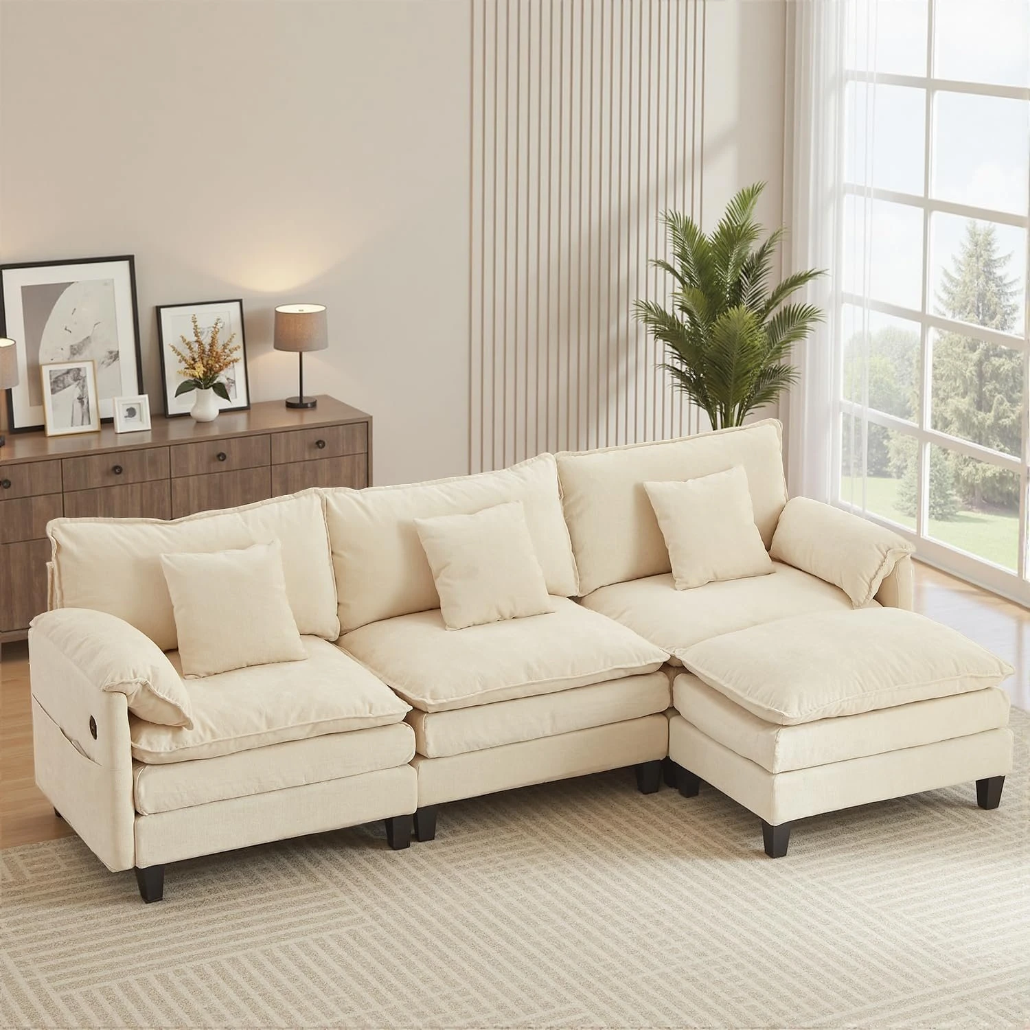 108” Modular Sectional Sofa
