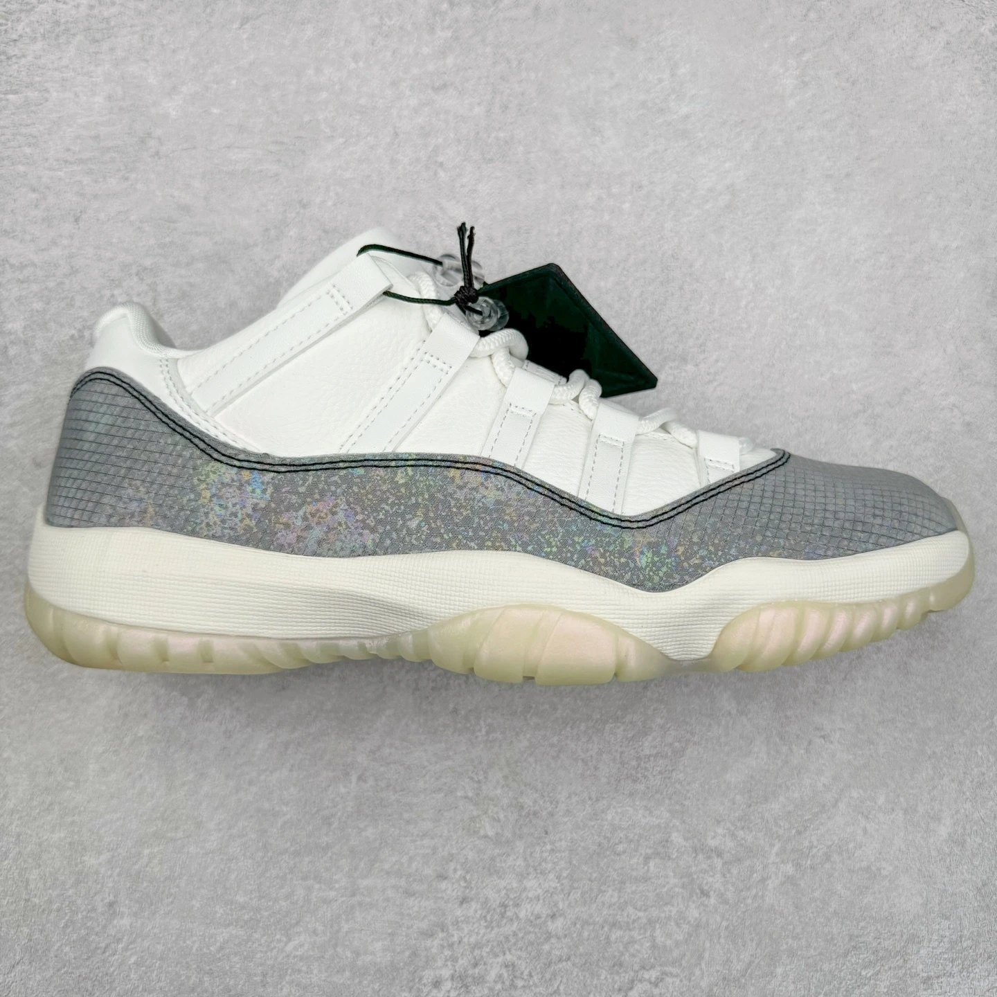 Air Jordan 11 Low "Triple White & Cool Grey" Premium Sneakers